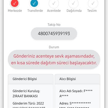 Teslim Edilemeyen Banka Kartı Sorunu