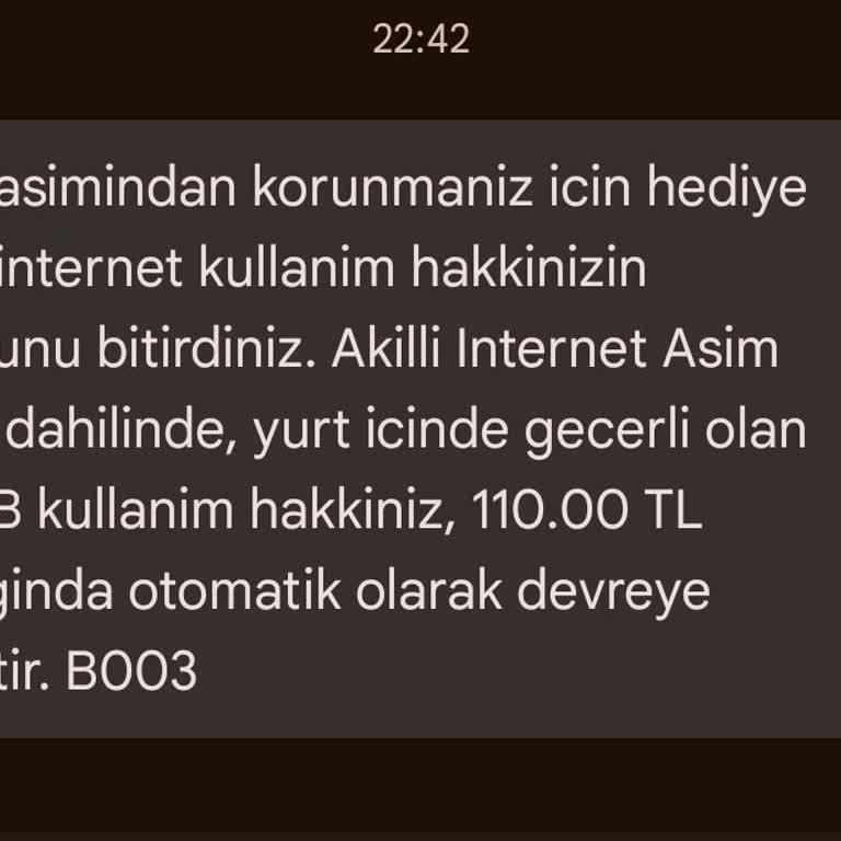 İzinsiz Yüklenen İnternet Paketi Ve İptal Sorunu
