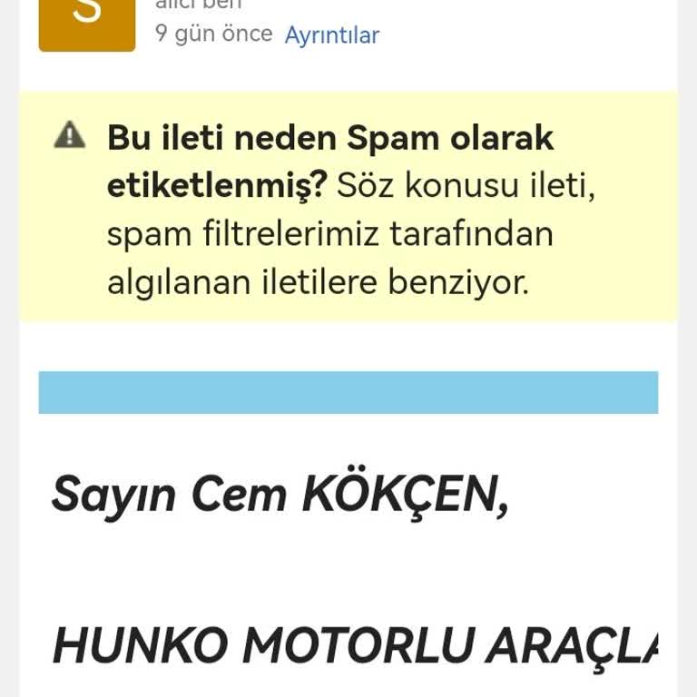 Bilinmeyen Fatura Gönderimi Hakkında Şikayet