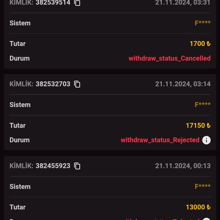 Betmavera Çekim İşlemlerinde Sürekli Engeller!
