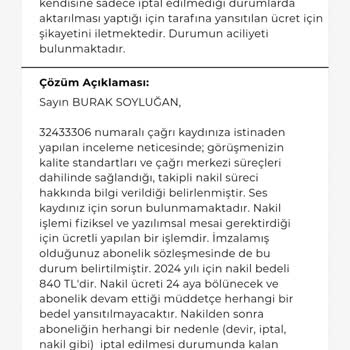 Yanlış Fatura Ve Hizmet Kesintisi Mağduriyeti