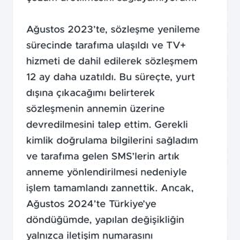 Turkcell Hizmet Taşıma Ve Sözleşme Devri Sorunları