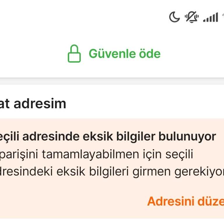 Hepsiburada'da Adres Onayı Sorunu