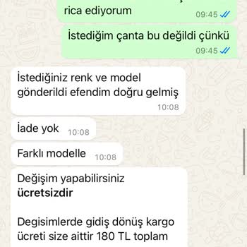 Yanlış Ürün Gönderimi Ve İade Sorunu