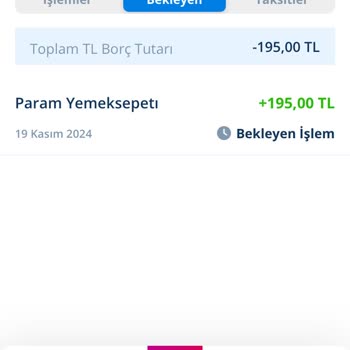 Yemek Sepeti'nde Ödeme Hatası Ve İade Sorunu