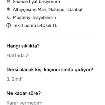 Armut.com'da Teklif Ücreti Sorunu