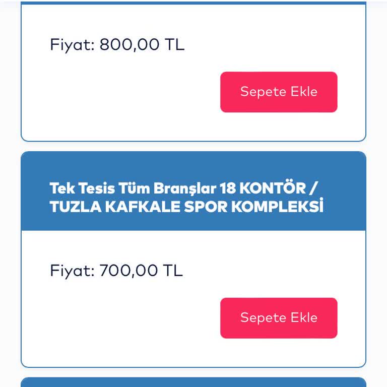 Spor Merkezlerindeki Fiyat Artışları