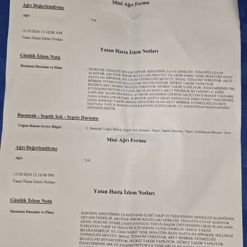 Yoğun Bakımdan Sonra Ücretli Tedavi Şoku