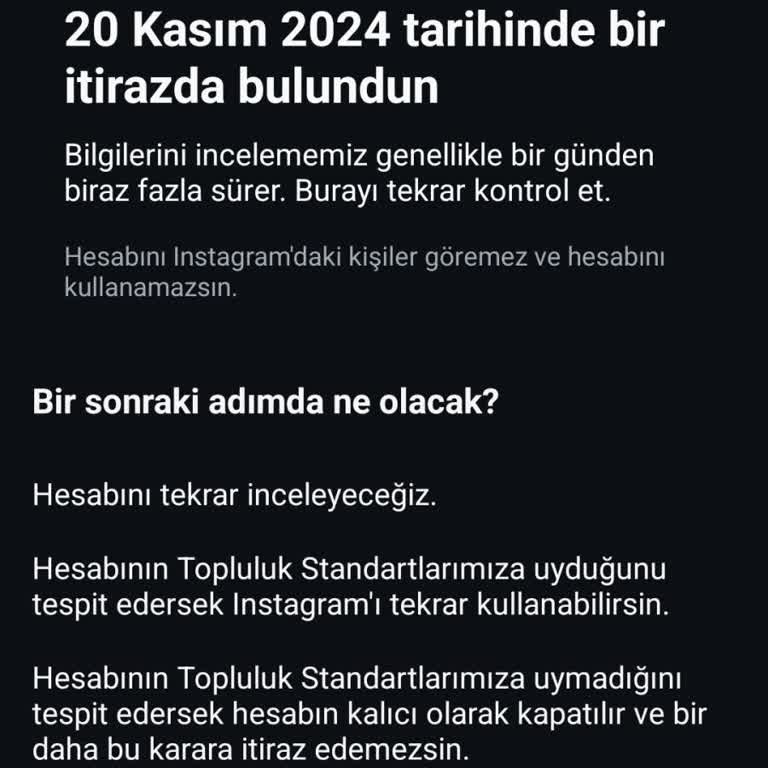 Instagram Hesabım Durduk Yere Askıya Alındı Ve Mağdurum