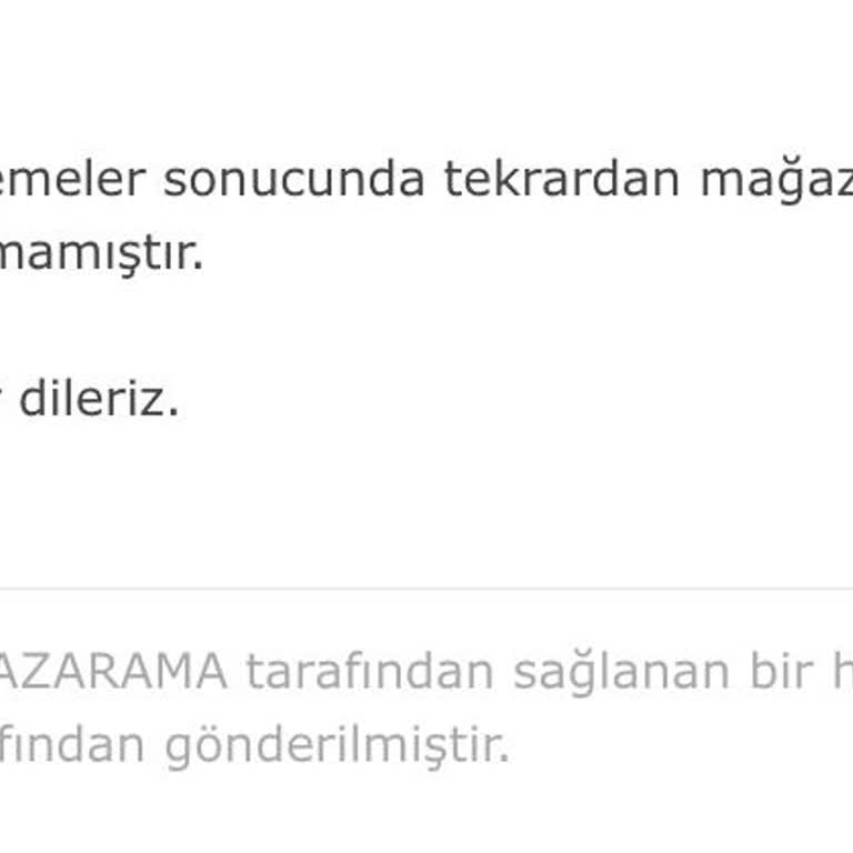 Pazarama'da Mağaza Kapatma Ve Ödeme Sorunları