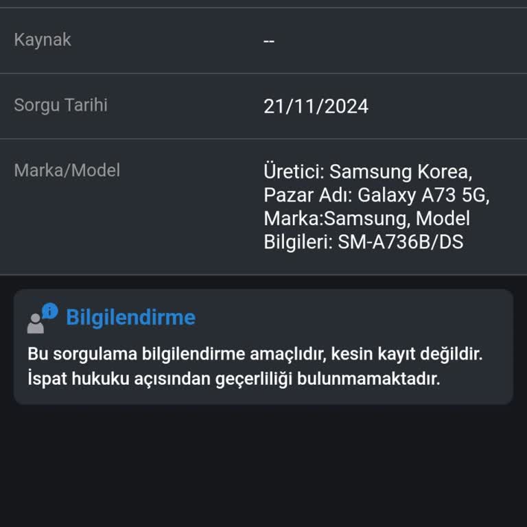 A101 Online'dan Aldığım Telefonun IMEI Sorunu