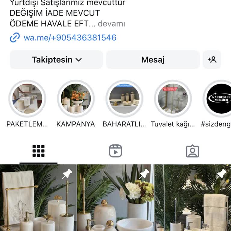 Mermer Banyo Aksesuarı Siparişim Neden Gelmiyor?