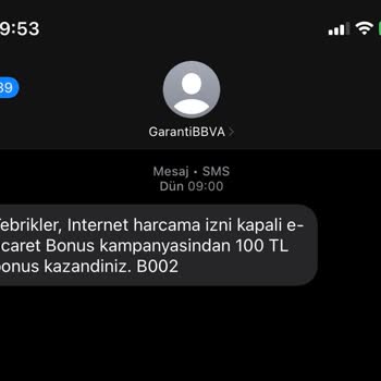 Kazandığım Bonus Puan Hala Kartımda Yok