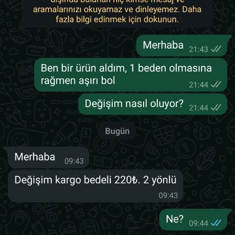 Yanlış Beden Ve Yüksek Kargo Ücreti Şoku