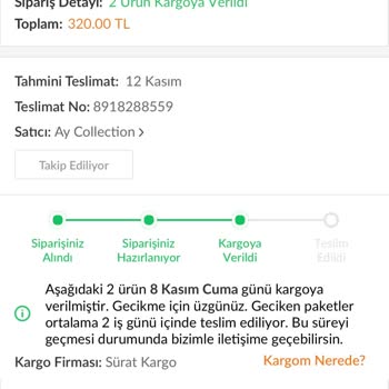 Trendyol Siparişim Teslim Edilmiyor Ve Müşteri Hizmetlerine Ulaşamıyorum