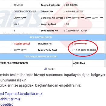 Kayıp Kargo Ve Yanıltıcı Teslimat Sorunu