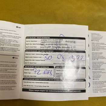 Garanti Süresi Dolan Aküde Beklenmedik Arıza