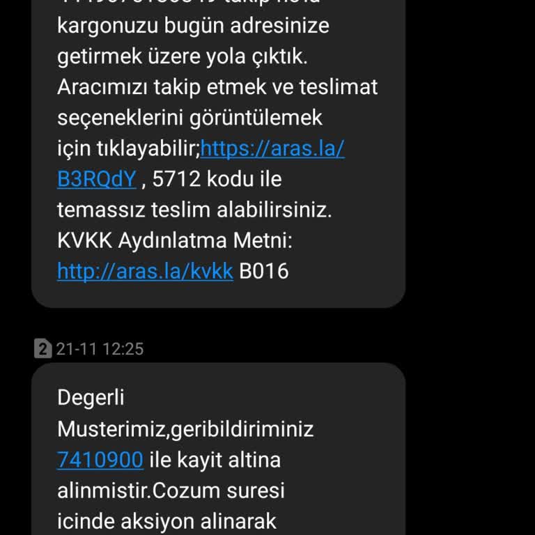 Şubede Kayıp Kargo ve İletişim Sorunları