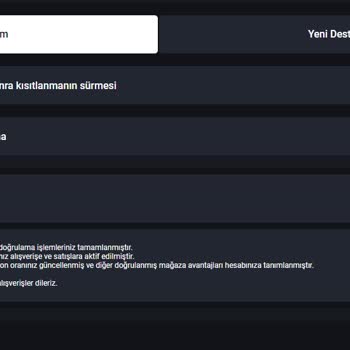 Üyelik Onayı Sorunu Ve Yetersiz Destek Hizmeti