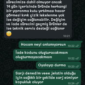 Ürün Kalitesi Ve İade Sürecinde Yaşanan Sorunlar