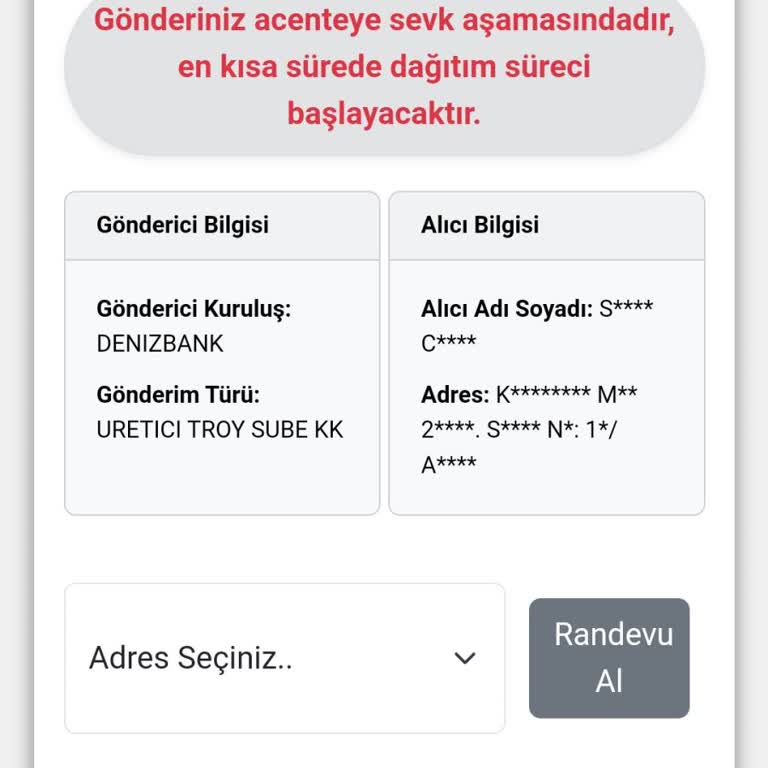 Kuryenet İle Kart Teslimatında Yaşanan Sorunlar