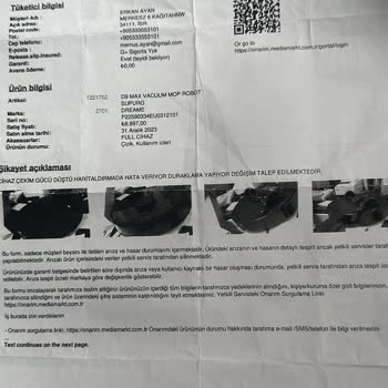 Media Markt'tan Alınan Robot Süpürge Sorunları Ve Servis Yetersizliği