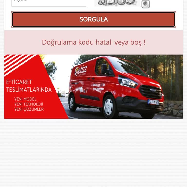 Kargo Takip Sorunu Ve Teslimat Gecikmesi
