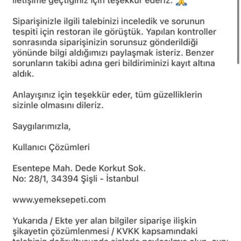 Teslim Edilmeyen Sipariş Ve Çözülmeyen Şikayet Süreci