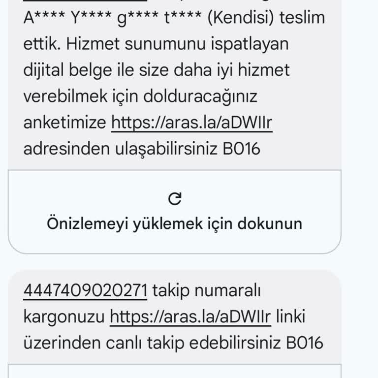 Teslim Edilmeyen Ürün Ve Kargo Sorunu