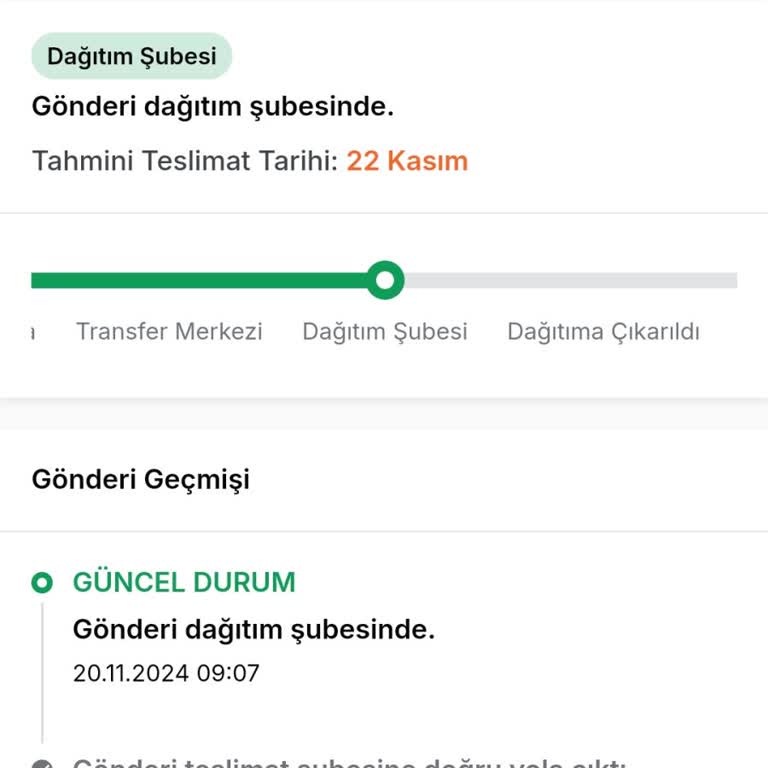 Kargo Teslimatında Yaşanan Sorun