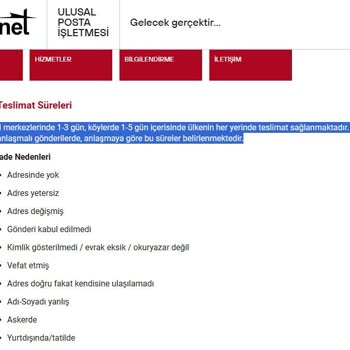 Kurye Teslimatında 18 Günlük Mağduriyet