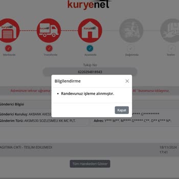 Kurye Teslimatında 18 Günlük Mağduriyet