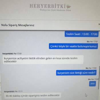 Geç Teslimat Ve Yanlış Ürün: Hayal Kırıklığı Yaratan Çiçek Siparişi