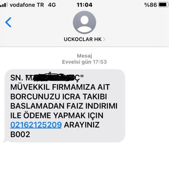 Uckoclar Hk (SMS) Şüpheli Aramalar Ve Mesajlar