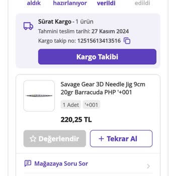 Sürat Kargo İle Teslimat Sorunu