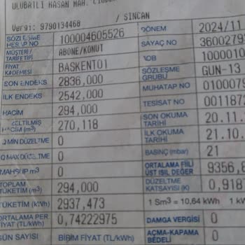 Yanlış Fatura Okuma İle Şişen Tutar