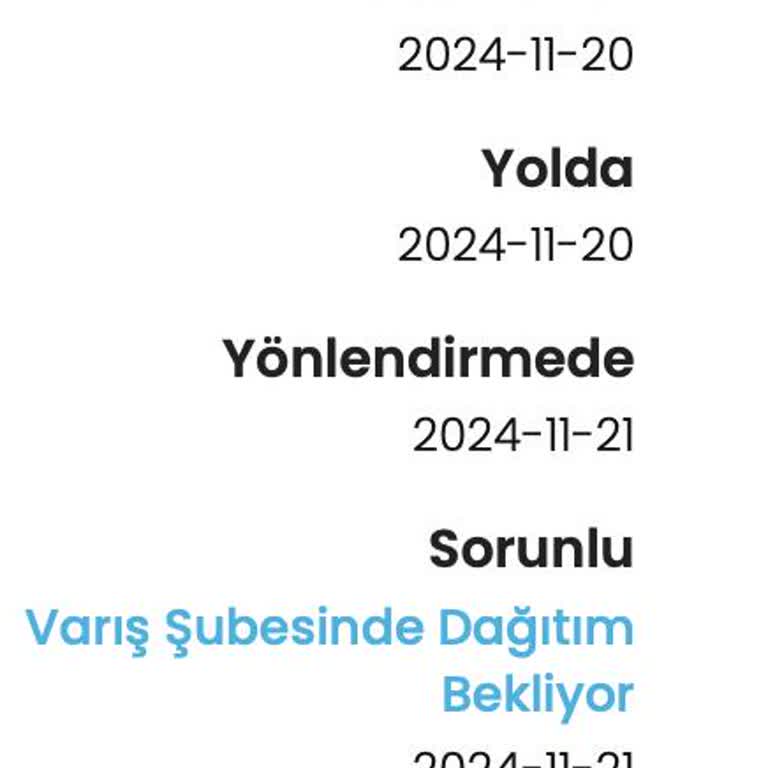 Kargoist İletişim Sorunları Ve Teslimat Gecikmesi