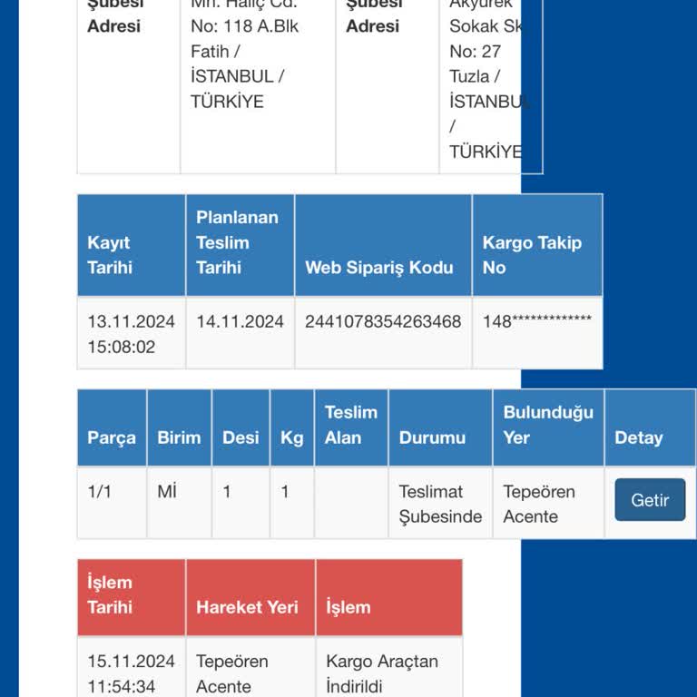 Kayıp Kargo Ve İletişim Eksikliği: Tepeören Acentesi'nin Sorumsuzluğu