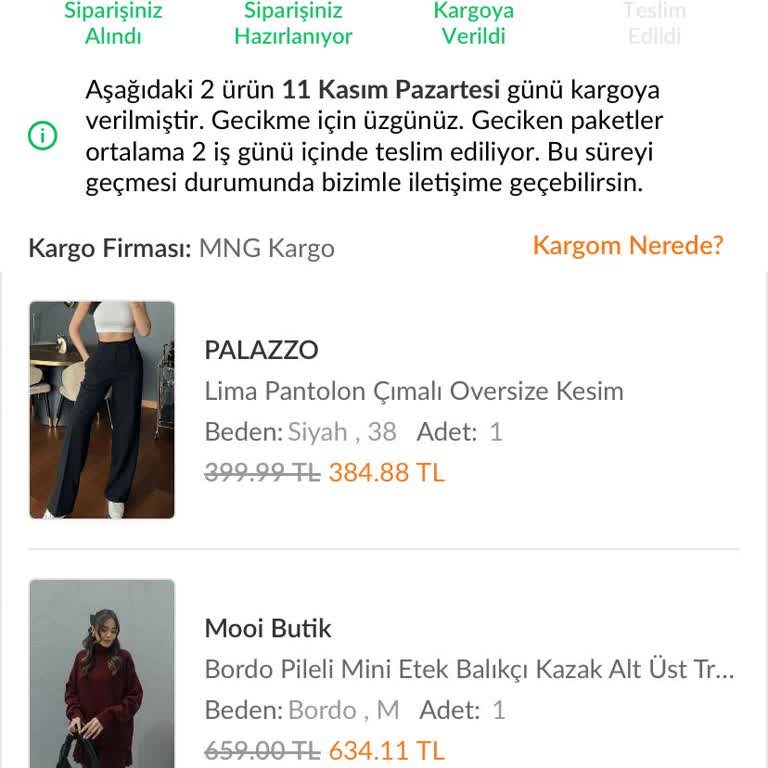 Teslim Edilmeyen Sipariş Ve MNG Kargo Hayal Kırıklığı