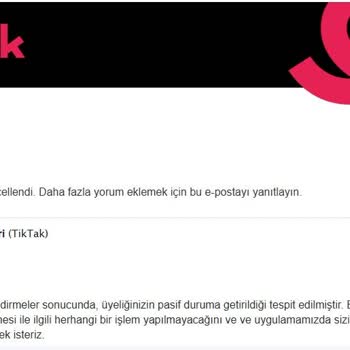 Üyelik İptali Ve Yetersiz Bilgilendirme