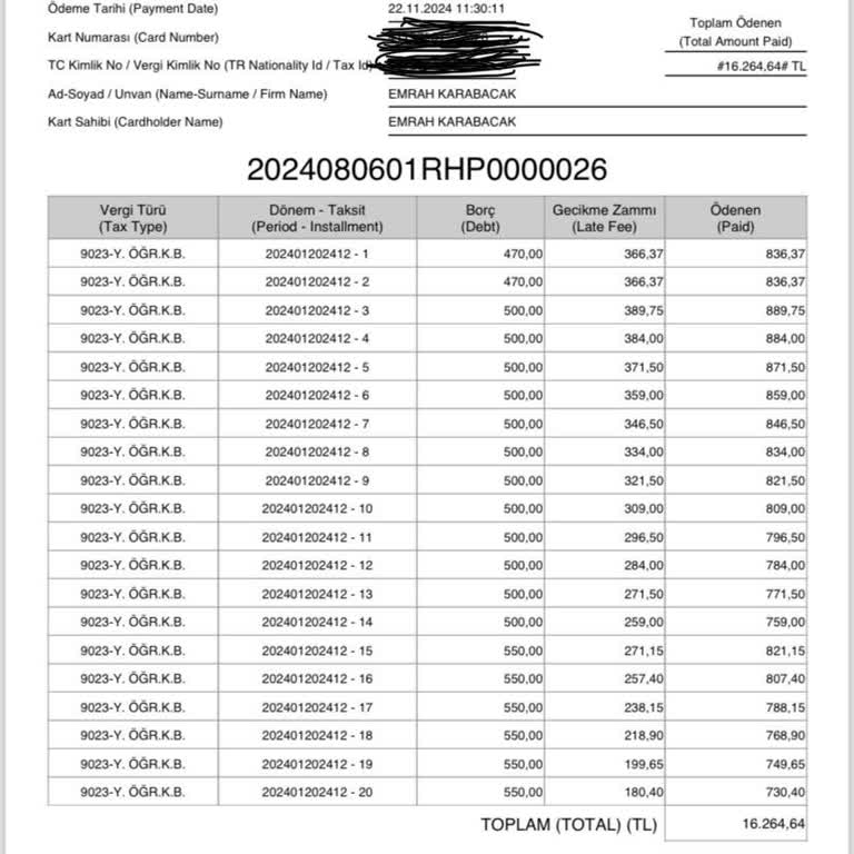 KYK Borcunda Faiz Mağduriyeti