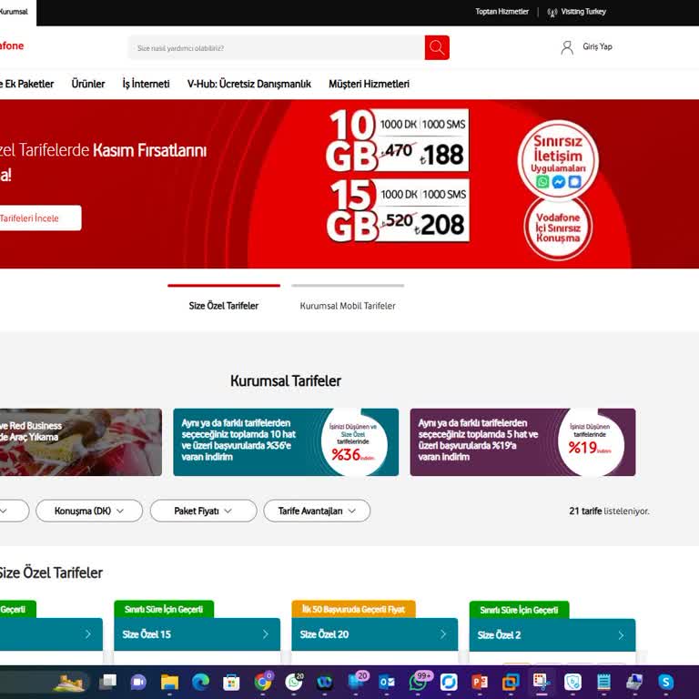 Vodafone Kurumsal Kampanya Sorunu