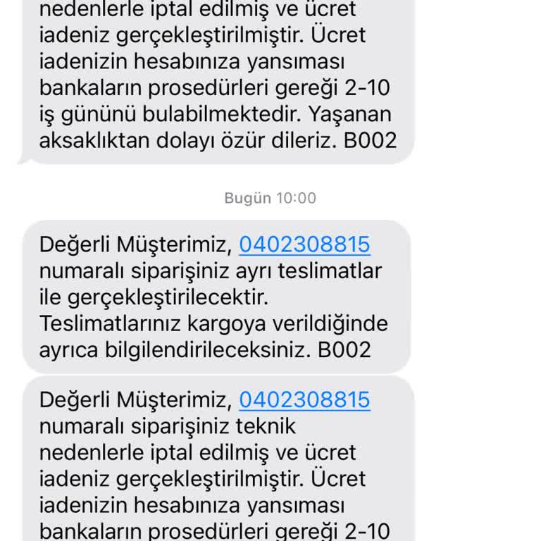 Kampanya Mağduriyeti: İptal Edilen Siparişler