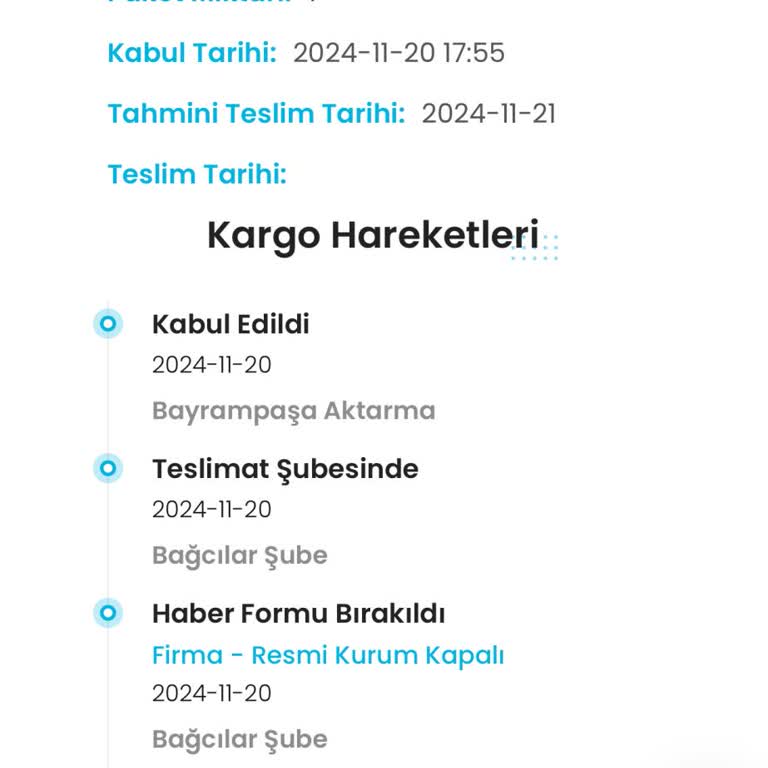 Kargoist'in Ciddiyetsiz Teslimat Süreci Ve Ulaşılamayan Destek Hattı