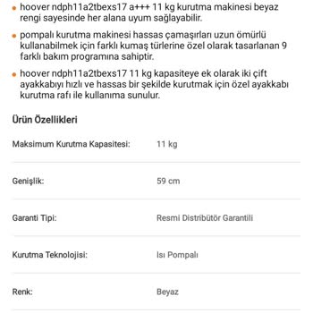 Hoover Servisinden Zorunlu Priz Dayatması