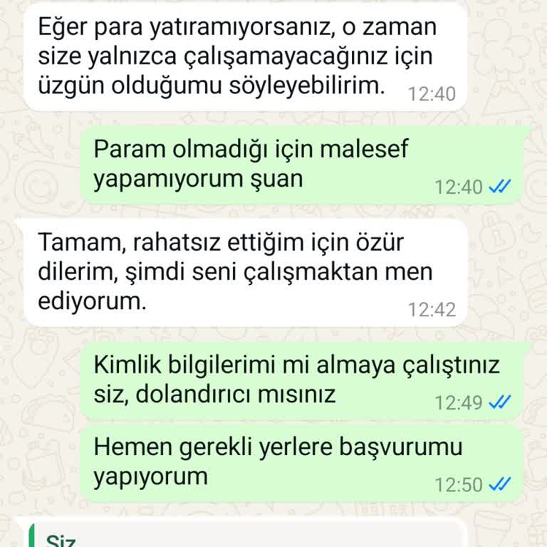Kimlik Bilgilerimin İzinsiz Kullanımı Hakkında Şikayet