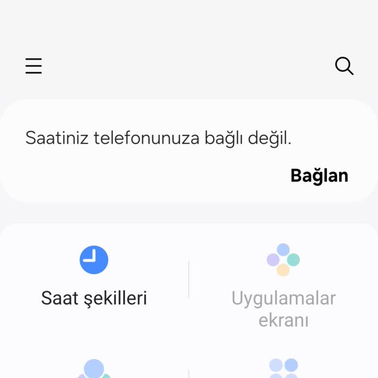 Samsung Watch 6 Classic Bağlantı Sorunu