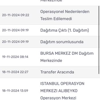 Kayıp Kargo Ve Ulaşılamayan Müşteri Hizmetleri