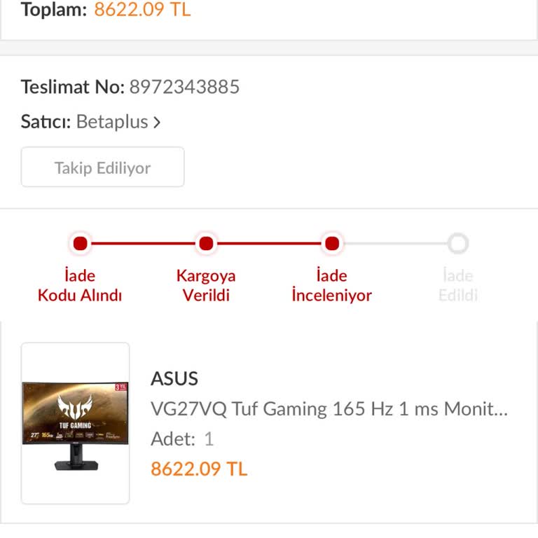 Kargo Hasarı Nedeniyle Mağduriyet Yaşıyorum