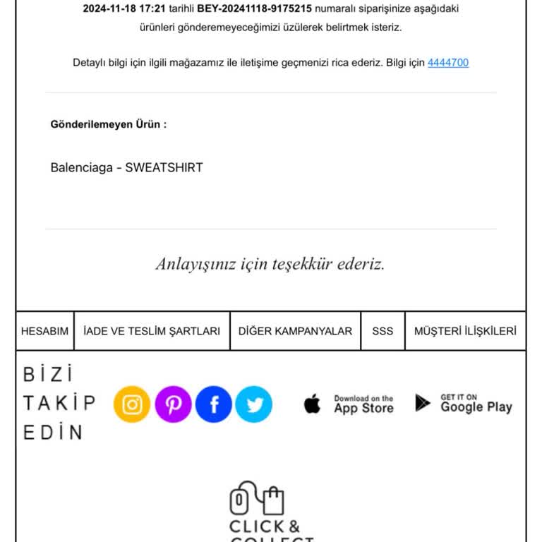 Beymen'den Defolu Ürün Ve Geç Bildirim Fiyaskosu